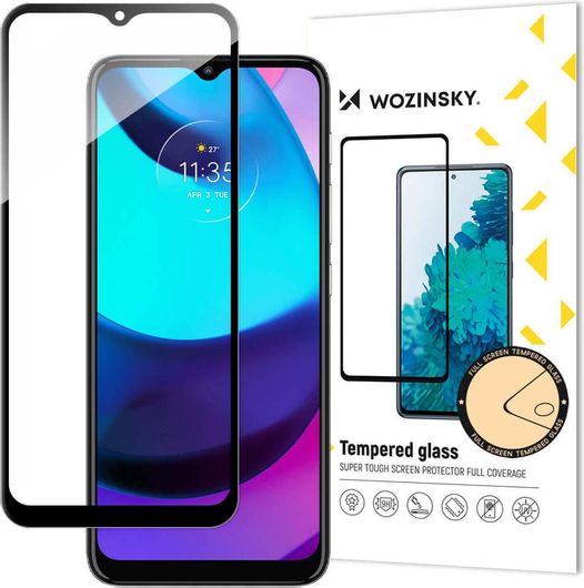 Tempered Glass Wozinsky Super Durable Full Glue Motorola Moto E