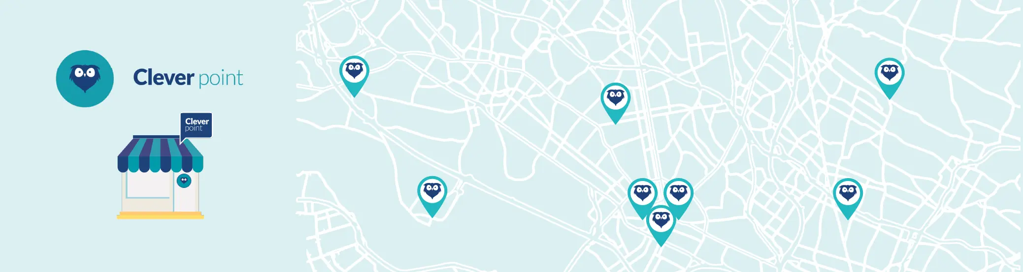 clever points static page banner