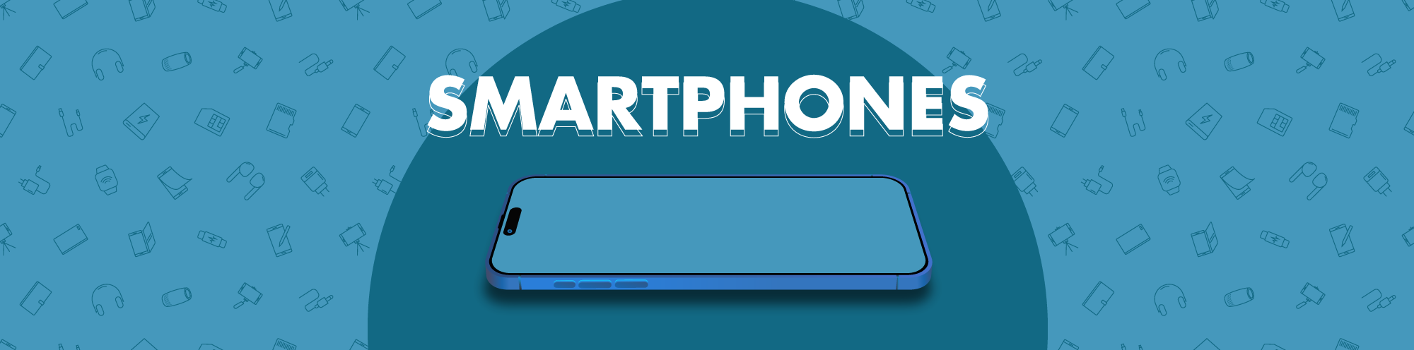 smartphone landing banner