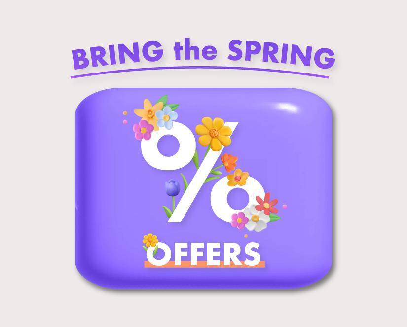 spring offers landing banner mobile