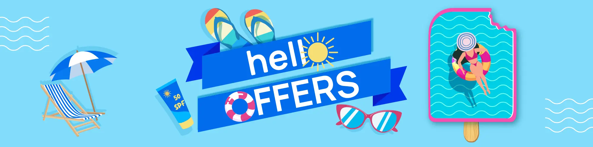 summer campaign landing banner desktop