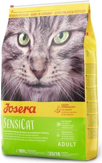 Ξηρά Τροφή Josera Sensicat Sensitive Adult 10kg για Ενήλικες Γάτες