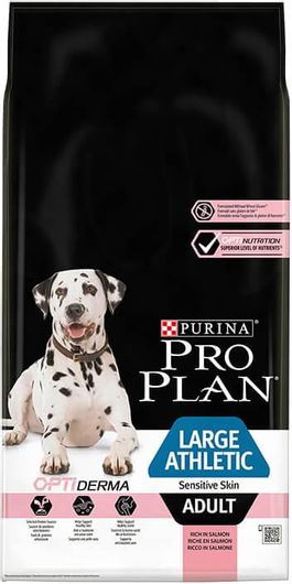 Pro Plan OptiDerma 14kg Ξηρά Τροφή για Ενήλικους Σκύλους Μεγαλόσωμων Φυλών με Σολομό