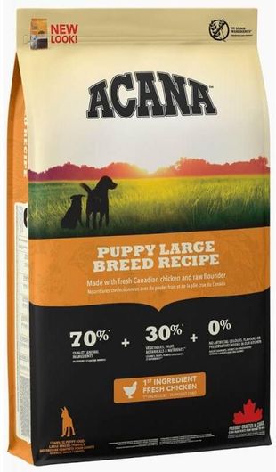 Ξηρά Τροφή Acana Puppy Large Breed 17kg χωρίς Σιτηρά για Κουτάβια Μεγαλόσωμων Φυλών με Γαλοπούλα & Κοτόπουλο