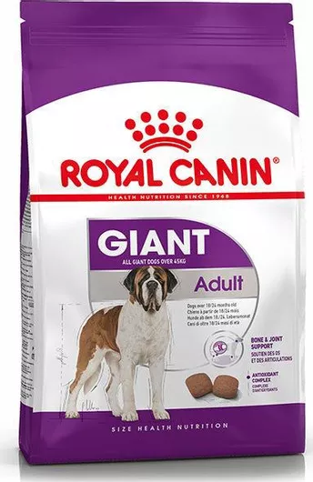 Royal Canin Giant Adult 15kg Ξηρά Τροφή για Ενήλικους Σκύλους Μεγαλόσωμων Φυλών με Πουλερικά και Καλαμπόκι