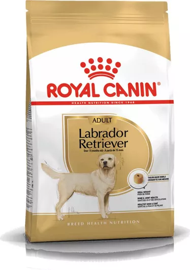 Royal Canin Adult Labrador Retriever 12kg Ξηρά Τροφή χωρίς Γλουτένη για Ενήλικους Σκύλους Μεγαλόσωμων Φυλών με Πουλερικά, Καλαμπόκι και Ρύζι