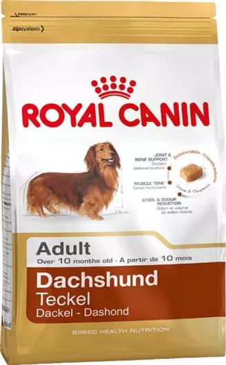 Royal Canin Adult Dachshund Teckel 1.5kg Ξηρά Τροφή χωρίς Γλουτένη για Ενήλικους Σκύλους Μικρόσωμων Φυλών με Καστανό Ρύζι και Κοτόπουλο
