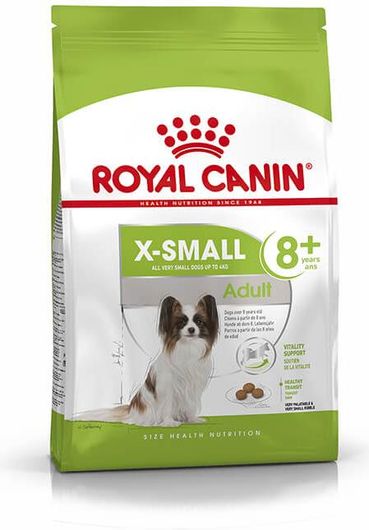 Ξηρά Τροφή Royal Canin Xsmall Adult 8+ 1.5kg για Ενήλικους Σκύλους Μικρόσωμων Φυλών με Καλαμπόκι & Κοτόπουλο