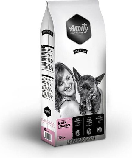 Ξηρά Τροφή Σκύλου Amity Maintenance 15kg με Κοτόπουλο& Πουλερικά 