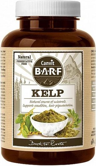 Canvit Barf Kelp Ασβέστιο Σκύλου σε Σκόνη 180gr για Ενίσχυση Οργανισμού