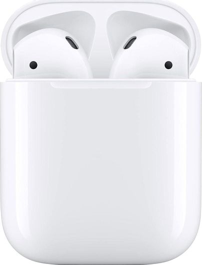 Apple AirPods 2nd Generation Earbud με Lightning Charging Case Λευκό
