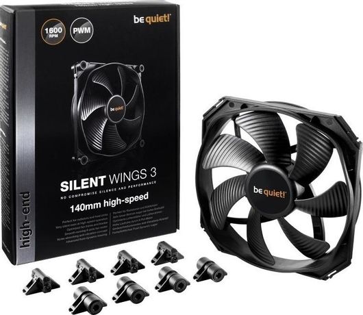 Case Fan Be Quiet Silent Wings 3 High-speed 140mm με Σύνδεση 3-Pin