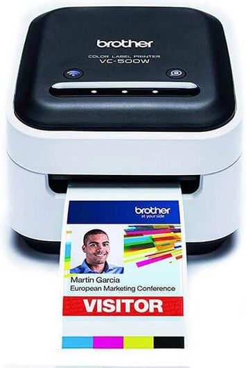 Brother Vc-500W Full Color Label Printer Vc500W Brovc500W