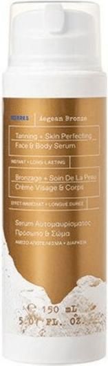 Self Tan Korres Aegean Bronze Natural Αυτομαυριστικός Ορός Προσώπου & Σώματος 150ml