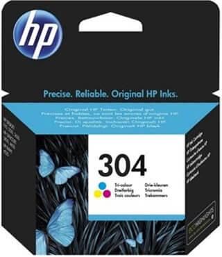 HP 304 Γνήσιο Μελάνι Εκτυπωτή InkJet Πολλαπλό ColorN9K05AE