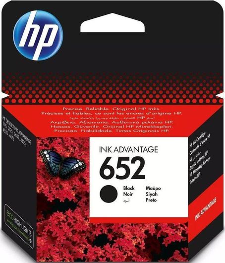 Μελάνι Εκτυπωτή Inkjet HP 652 Black