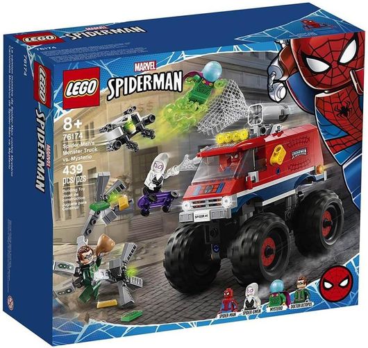 Lego Super Heroes Marvel SpiderMan'S Monster Truck Vs Mysterio 76174