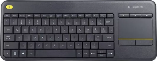 Πληκτρολόγιο Logitech K400 Plus Ασύρματο Touch Μαύρο