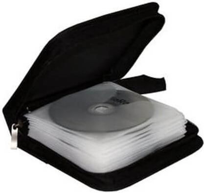 Mediarange Media Storage Wallet για 24 Θέσεις Nylon Μαύρο Mrbox50