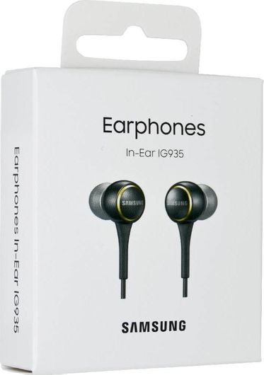 Handsfree Ακουστικά Samsung EO-IG935BBEGWW In-ear 3.5 mm Jack Μαύρο