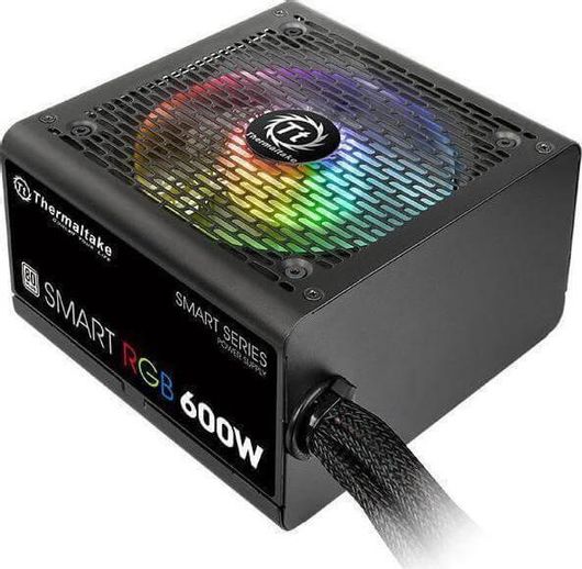 Thermaltake Pc- Power Supply Smart RGB 600W 80+ (PS-Spr-0600Nhsawe-1) (ThePSspr0600Nhsawe1)