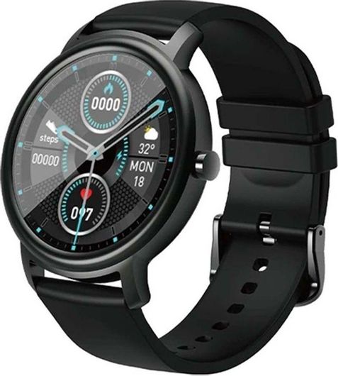 Mibro Air Smartwatch με Παλμογράφο Μαύρο