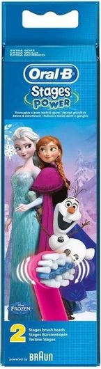 Ανταλλακτικά για Ηλεκτρική Παιδική Οδοντόβουρτσα Oral-B Stages Power Frozen 2τμχ