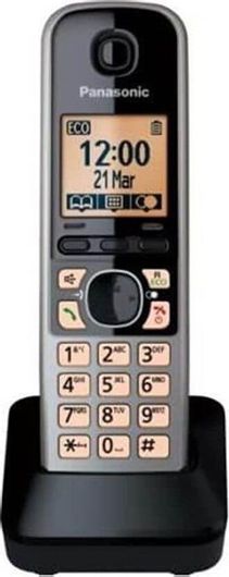 Ασύρματο Τηλέφωνο Panasonic Kx-Tg6723GB Black