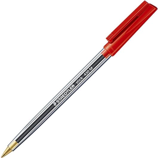 Staedtler Στυλό Ballpoint 1.0mm με Κόκκινο Mελάνι Stick