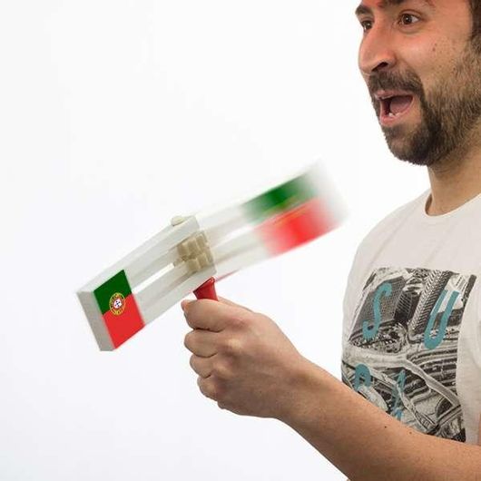 Κουδουνίστρα με τη Σημαία της Πορτογαλίας