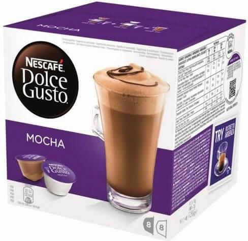 Nescafe Κάψουλες Mocha Συμβατές με Μηχανή Dolce Gusto 16caps