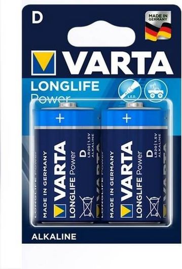 Varta High Energy Αλκαλικές Μπαταρίες D 1.5V 2τμχ