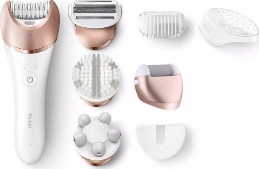 Αποτριχωτική Μηχανή Kemei KM-8001 5 σε 1 Lady Epilator για Σώμα
