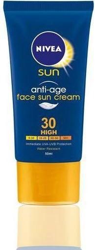 Αντηλιακή Κρέμα Προσώπου Nivea Sun AntiAge SPF30 50ml