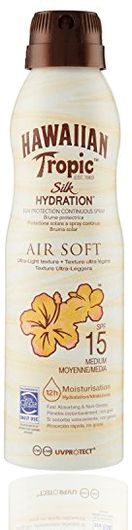 Αντηλιακή Λοσιόν Hawaiian Tropic Airsoft Continuous Spray SPF15 177ml