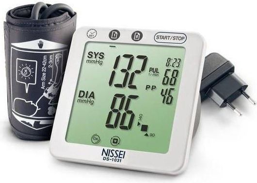 Ψηφιακό Πιεσόμετρο Μπράτσου Nissei DSK-1031 Λευκό