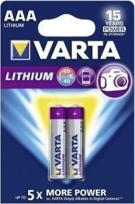 Λιθίου Μπαταρίες Varta 1.5V AAA 2 τμχ