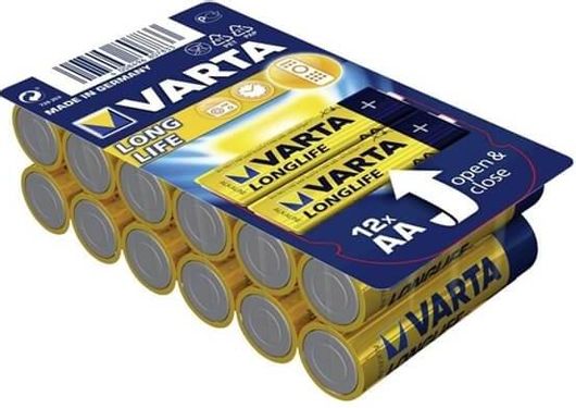 Αλκαλικές Μπαταρίες Aa 1.5V Varta Longlife 12 τμχ 4106