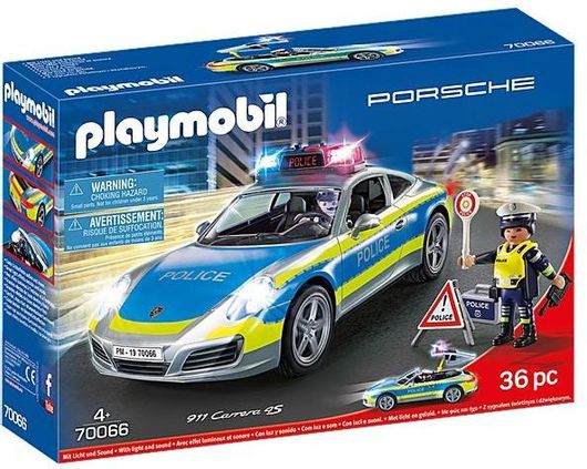 Playmobil Porsche 911 Carrera 4S Police για 4 ετών