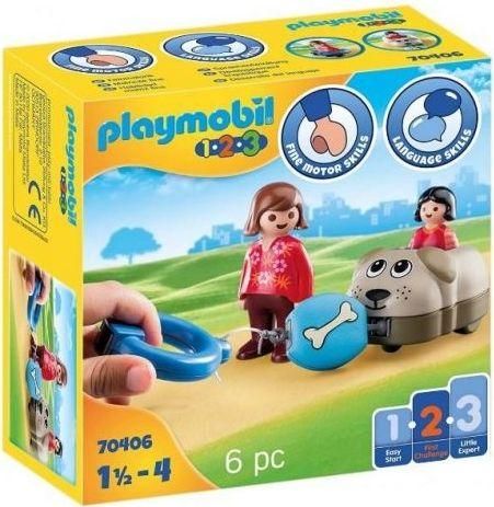 Playmobil 123 Dog Train Car για 1.5 ετών