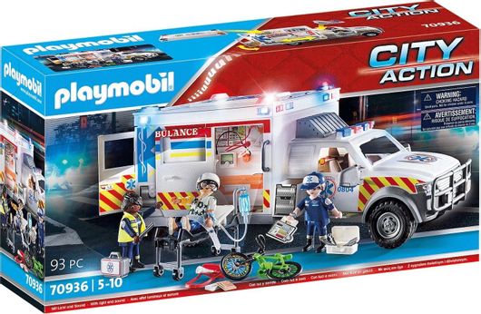 Playmobil City Action Όχημα Πρώτων Βοηθειών για 5-10 ετών
