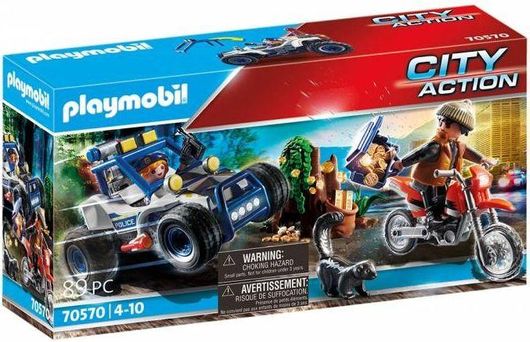 Playmobil City Action Αστυνομική Καταδίωξη Off-Road για 3+ Ετών #70570