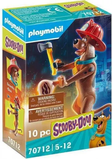 Playmobil Scooby-Doo Συλλεκτική Φιγούρα Scooby "Πυροσβέστης" για 5-12 ετών