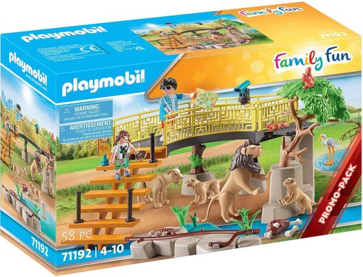 Playmobil Family Fun Outdoor Lion Enclosure για 4+ Ετών #71192