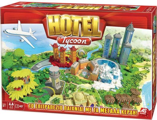 Επιτραπέζιο Παιχνίδι Hotel Tycoon Νέα Έκδοση για 2-4 Παίκτες 8+ Ετών AS