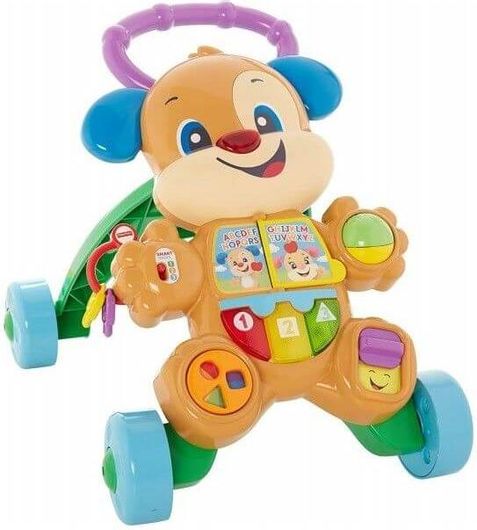 Περπατούρα Fisher-Price Εκπαιδευτική Στράτα Σκυλάκι Smart Stages Ροζ