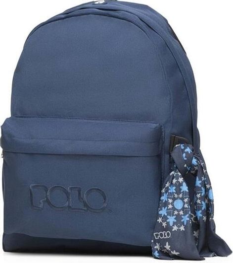 Σχολική Τσάντα Γυμνασίου / Λυκείου Polo Original 2020 Σκούρο Μπλε 