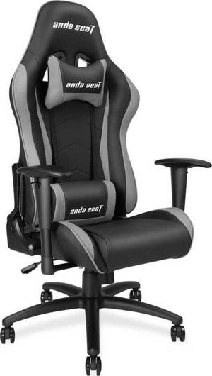 Καρέκλα Gaming Anda Seat Axe Black Grey Γκρι