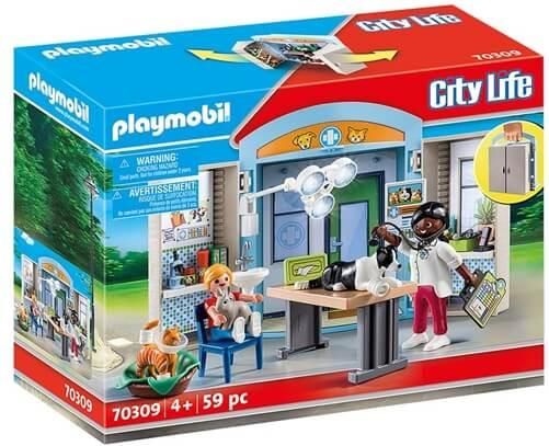 Playmobil City Action Κτηνιατρείο Play Box 70309