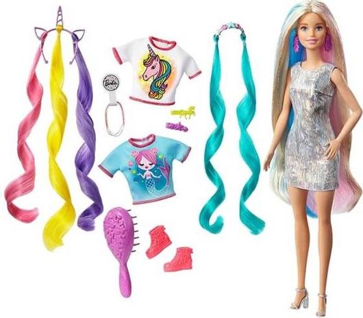 Barbie - Fantasy Hair Φανταστικά Μαλλιά Ξανθιά Κούκλα Ghn04